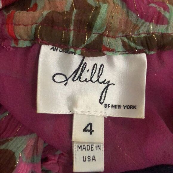 Milly blouse, Pink Floral size XS - Picture 8 of 9